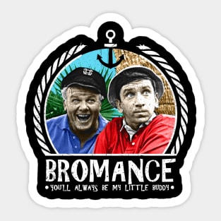 Gilligan's Island Gilligan & Skipper Bromance Sticker